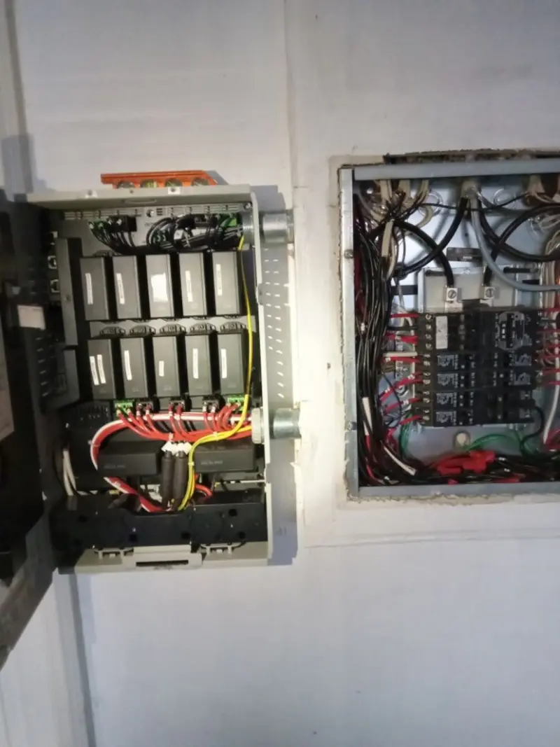 Electrical panel upgrade completed for Security Camera Wiring in Park Ridge